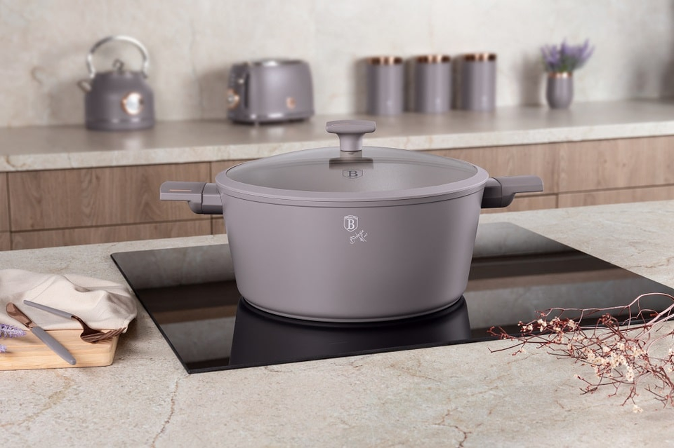 Casserole with lid, 30 cm Berlinger Haus BH8103 Taupe
