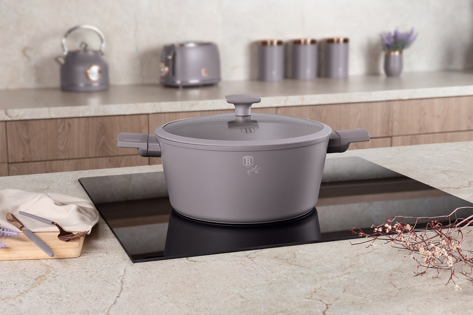 Casserole with lid, 28 cm Berlinger Haus BH8102 Taupe