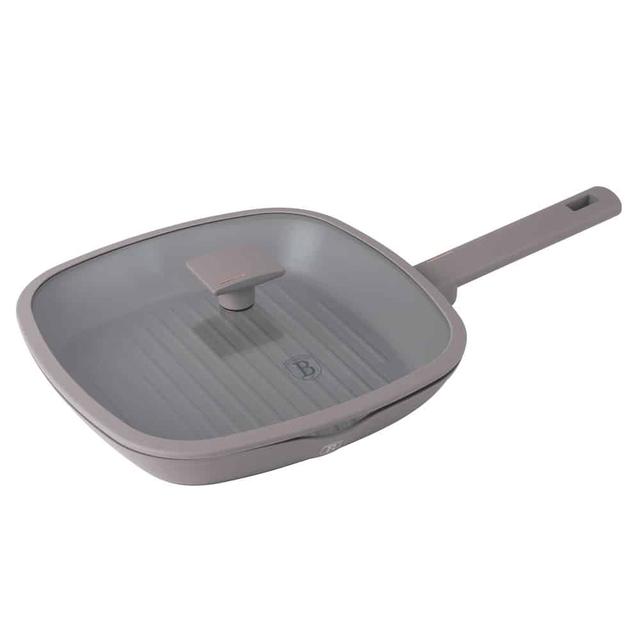 Grill pan with lid, 28 cm Berlinger Haus BH8097 Taupe