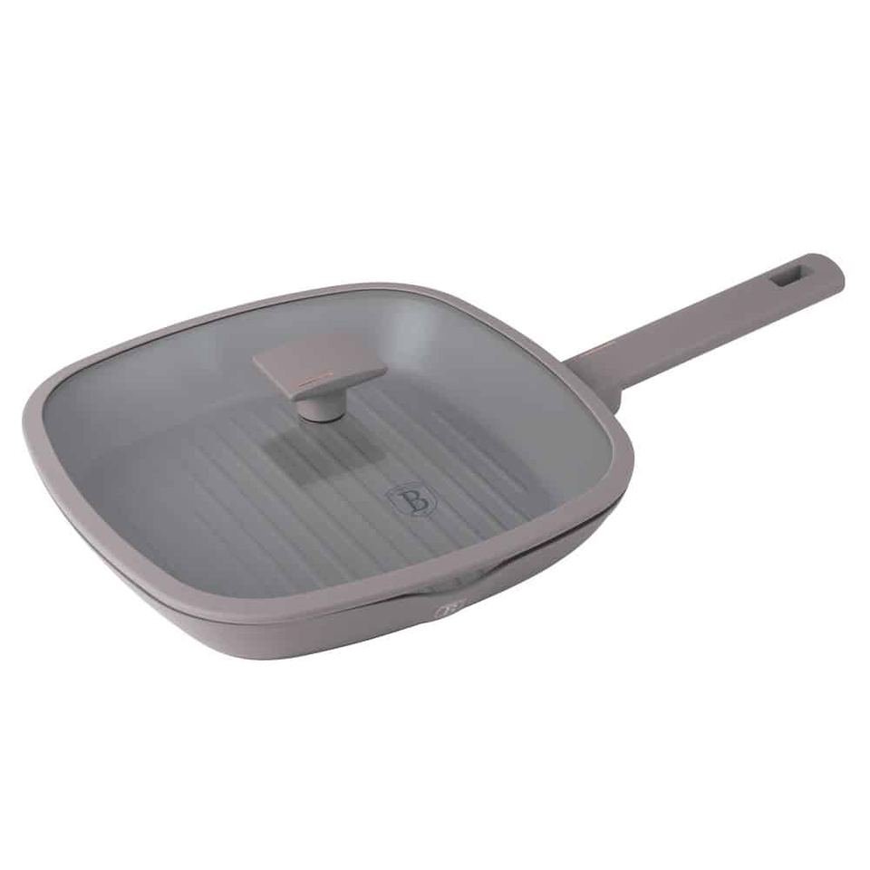Grill pan with lid, 28 cm Berlinger Haus BH8097 Taupe