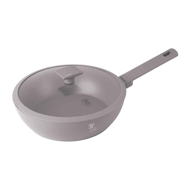 Deep frypan with lid, 24 cm Berlinger Haus BH8092 Taupe