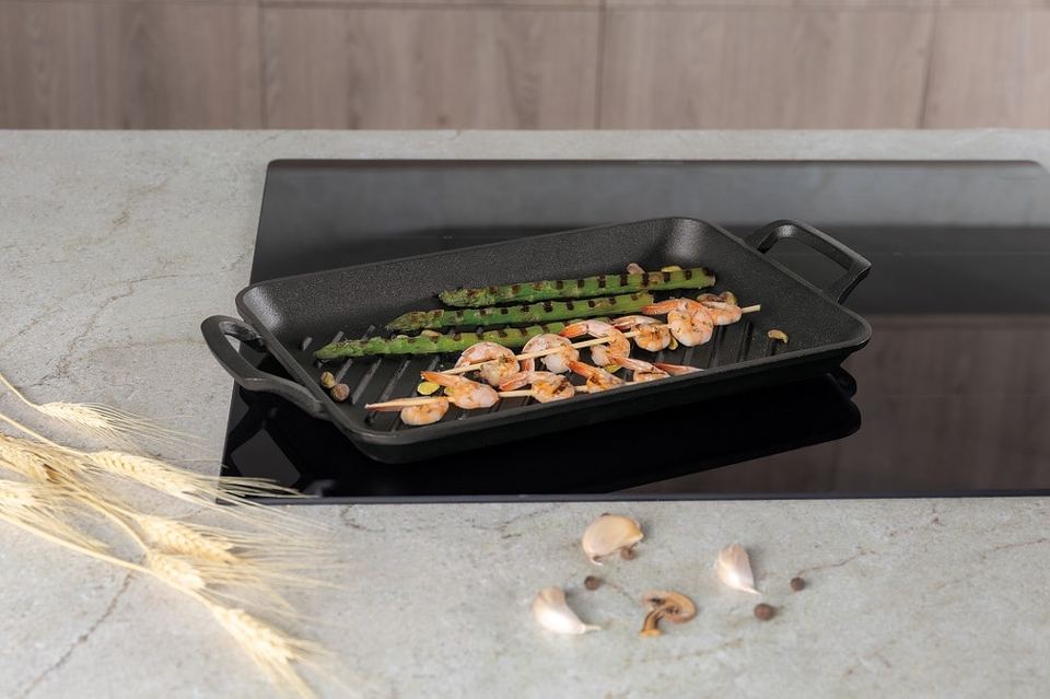 Rectangle grill plate,33 cm, cast iron Berlinger Haus BH6532