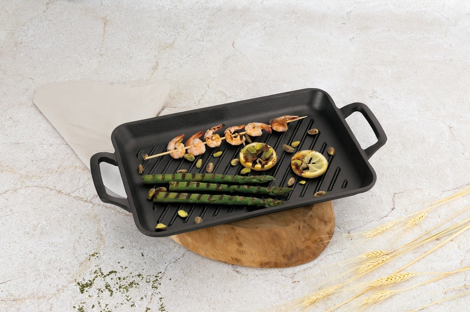Rectangle grill plate,33 cm, cast iron Berlinger Haus BH6532