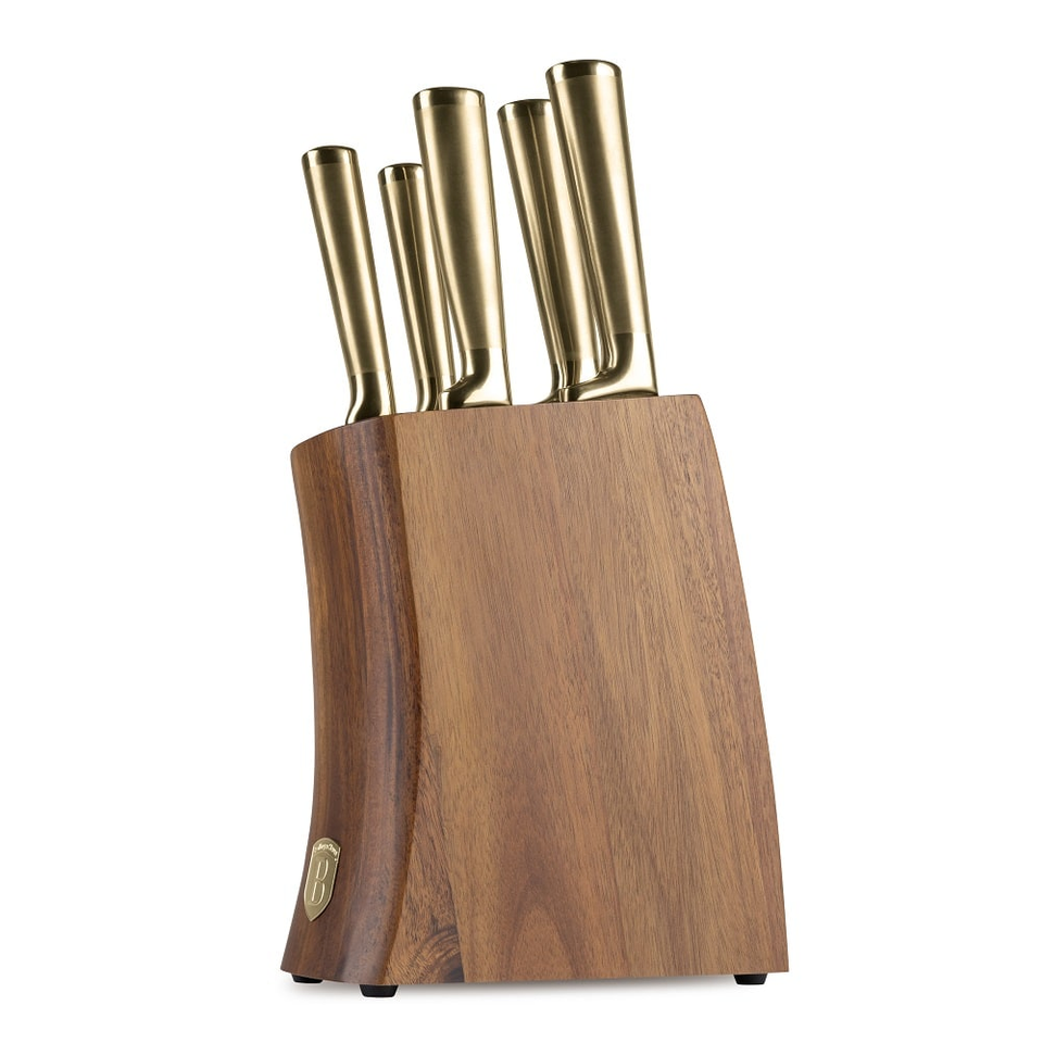6 pcs knife set with acacia wood stand Berlinger Haus BH3125