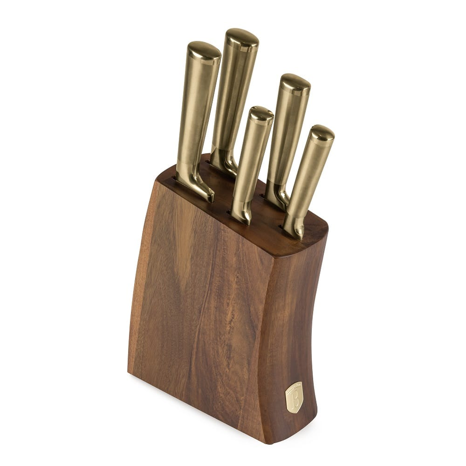 6 pcs knife set with acacia wood stand Berlinger Haus BH3125
