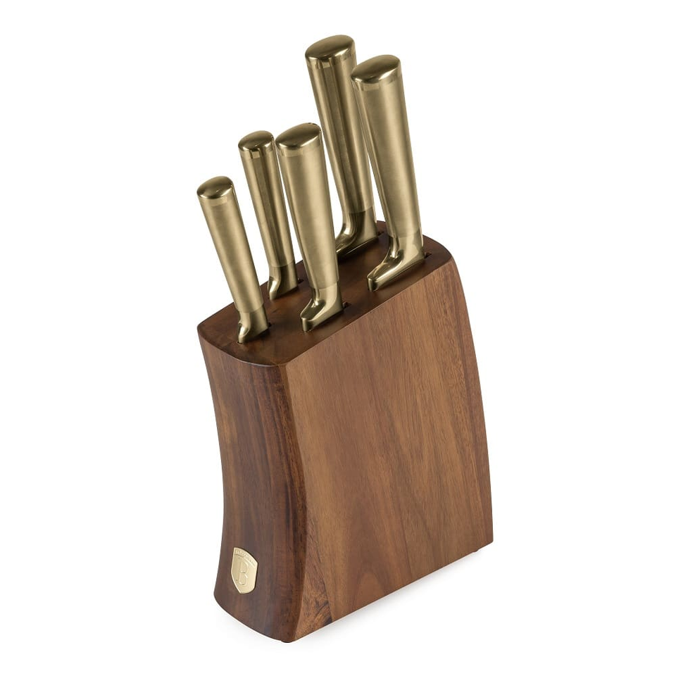 6 pcs knife set with acacia wood stand Berlinger Haus BH3125