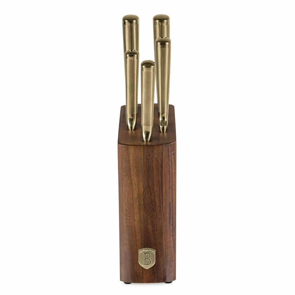 6 pcs knife set with acacia wood stand Berlinger Haus BH3125