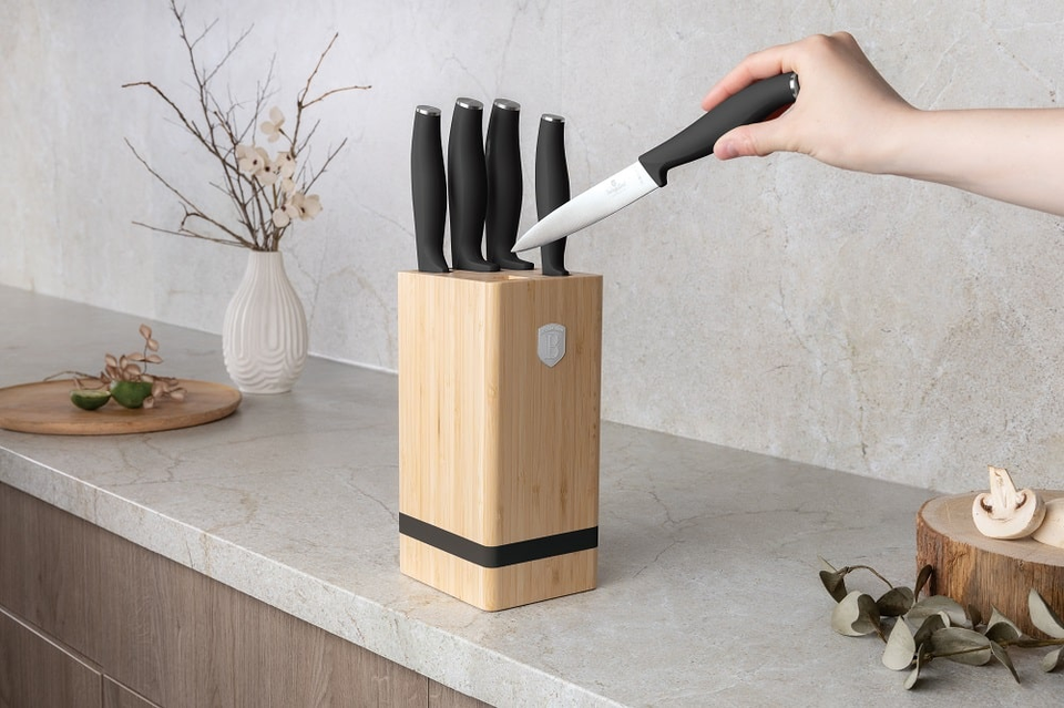 Berlinger Haus BH2971 6-Piece Knife Set with Bamboo Stand