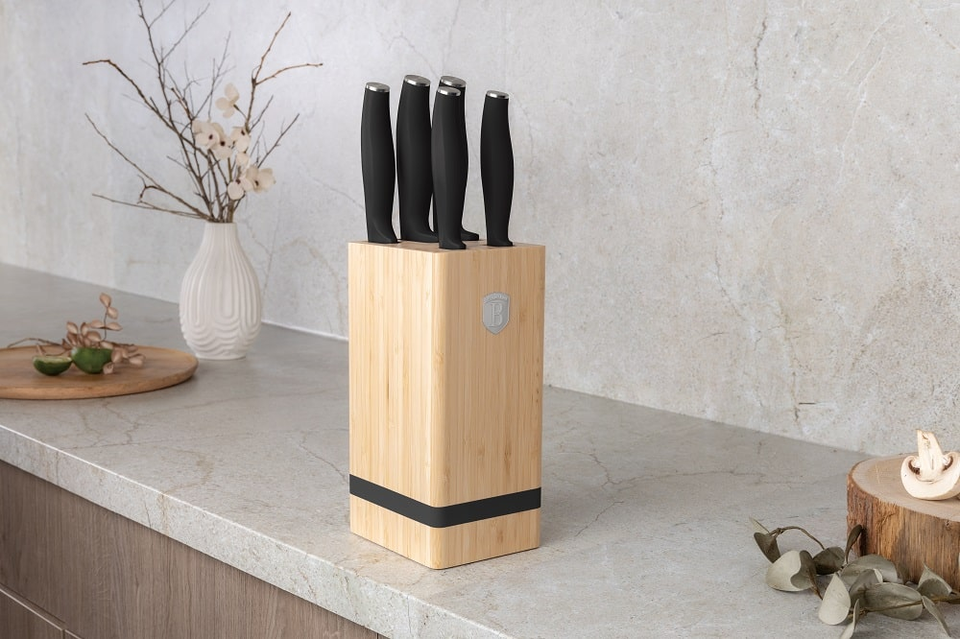 Berlinger Haus BH2971 6-Piece Knife Set with Bamboo Stand