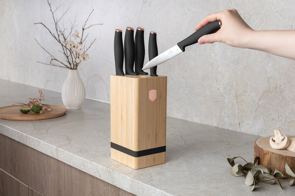 Berlinger Haus BH2970 6-Piece Knife Set with Bamboo Stand