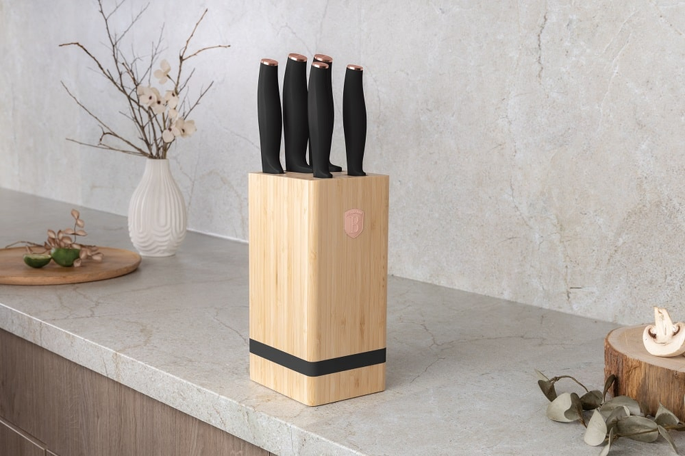 Berlinger Haus BH2970 6-Piece Knife Set with Bamboo Stand