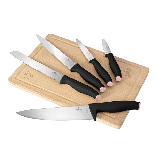 Knife set with bamboo cutting board Berlinger Haus BH2963