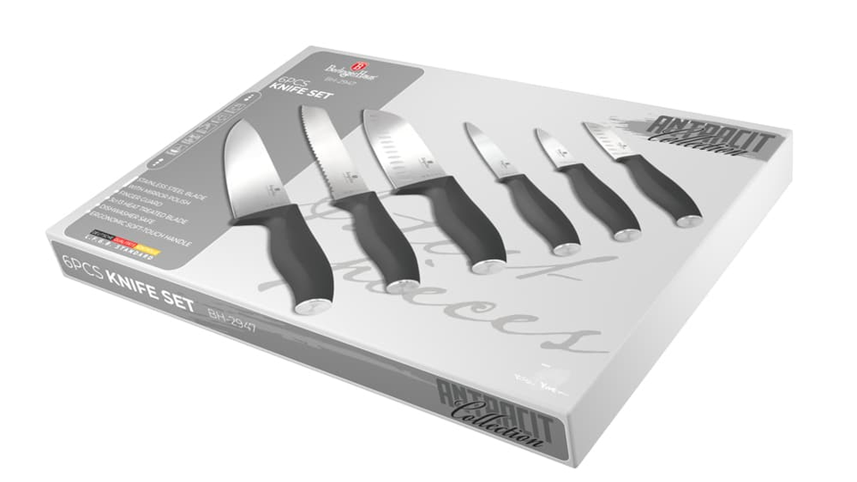 6 pcs knife set Berlinger Haus BH2947 matt anthracite