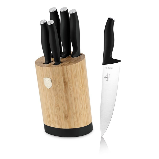 Berlinger Haus BH2753 6-Piece Knife Set with Bamboo Stand