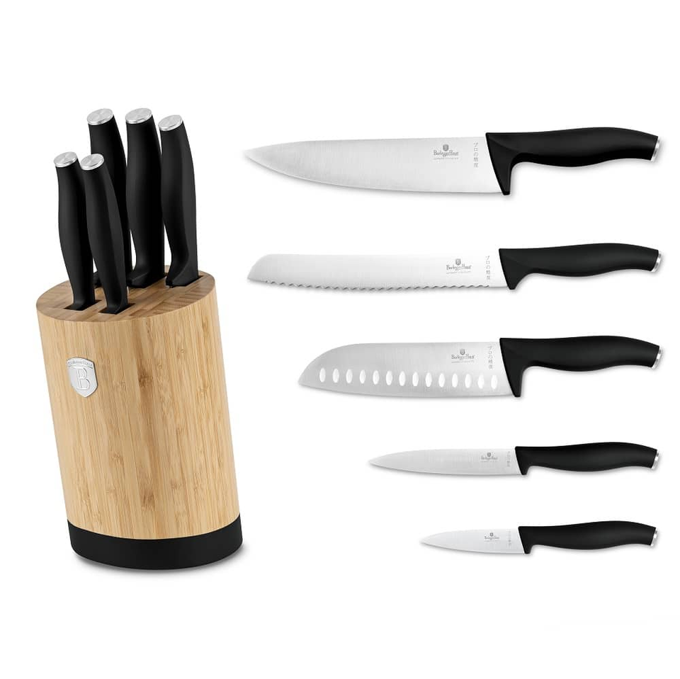 Berlinger Haus BH2753 6-Piece Knife Set with Bamboo Stand
