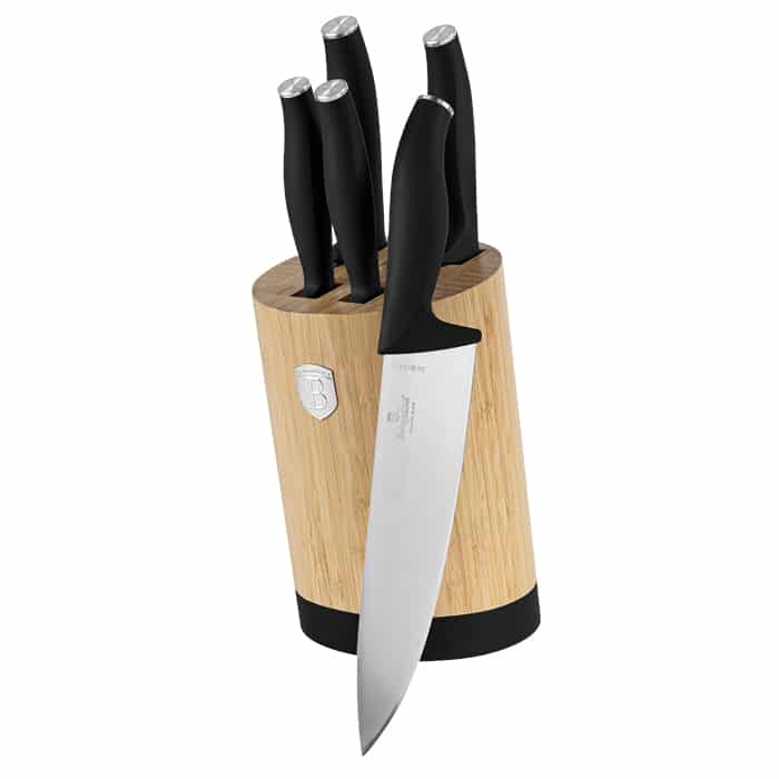 Berlinger Haus BH2753 6-Piece Knife Set with Bamboo Stand