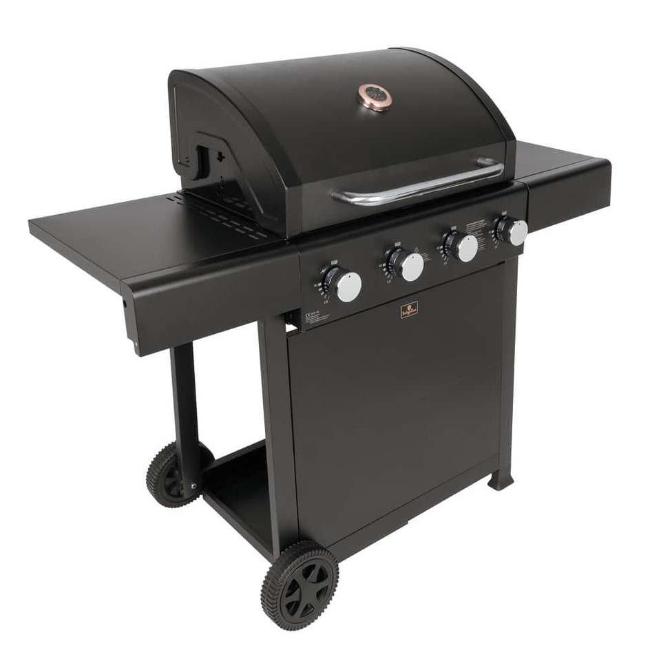 Berlinger Haus 8605 4-Burner Outdoor Gas BBQ Grill
