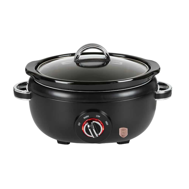 3.5L Black-Rose Gold Slow Cooker Berlinger Haus BH9669