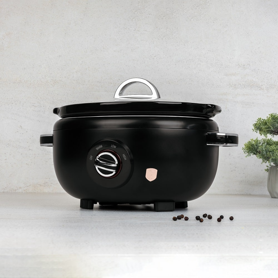3.5L Black-Rose Gold Slow Cooker Berlinger Haus BH9669