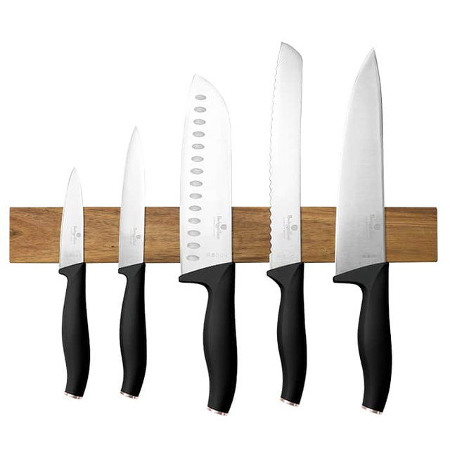 6-Piece Knife Set with Acacia Wood Hanger BH 2942