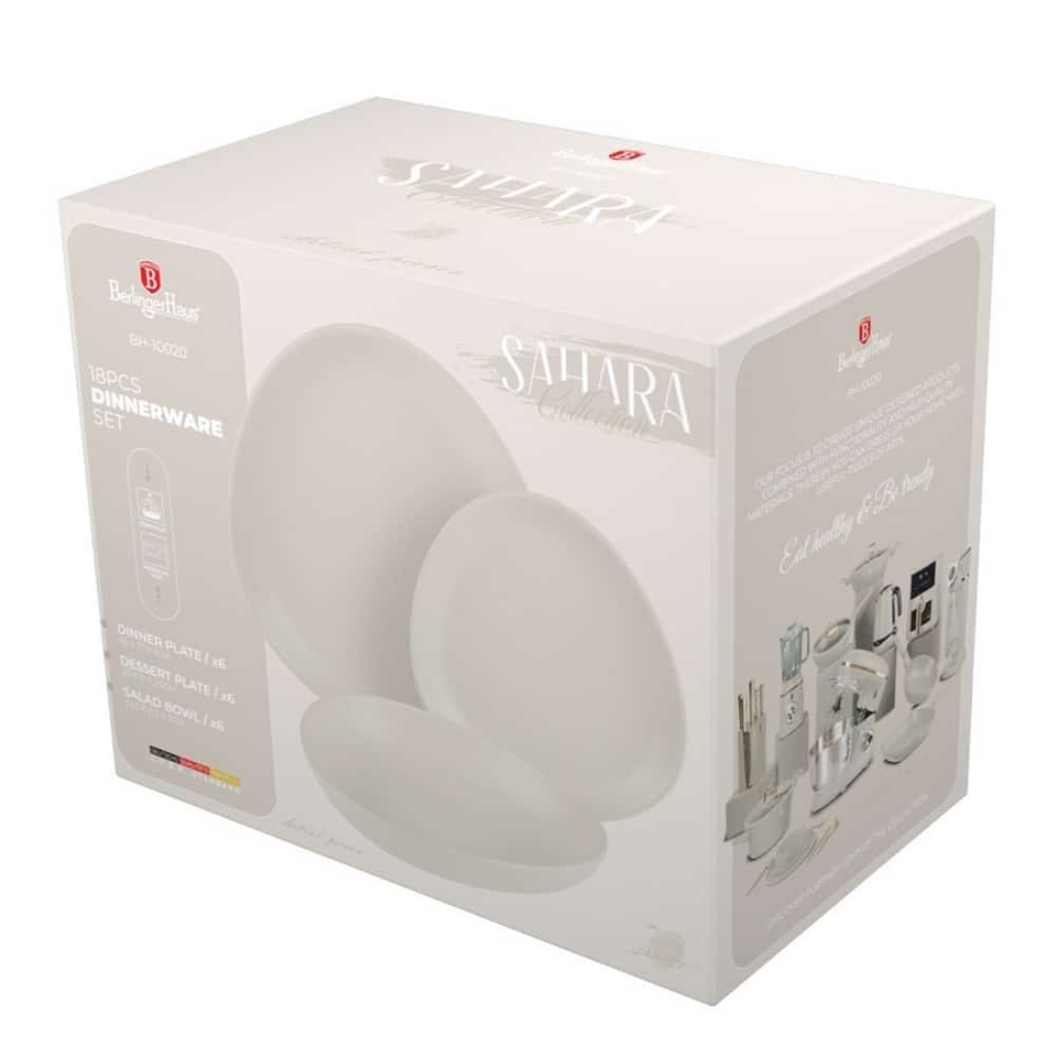 Elegant 18-Pc Dinnerware - Berlinger Haus BH10020 Sahara