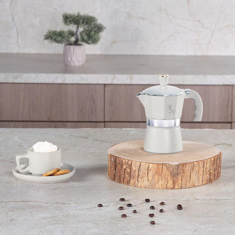 Coffee maker,3 cups,matt cream Berlinger Haus BH 8571