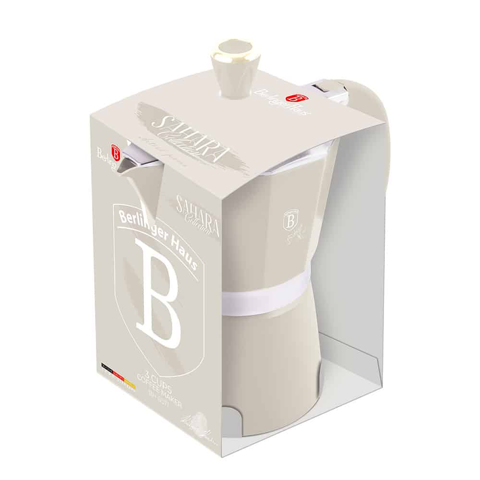 Coffee maker,3 cups,matt cream Berlinger Haus BH 8571