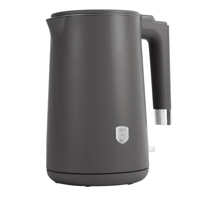 Sleek Double Wall Kettle Matt Anthracite Berlinger Haus9580
