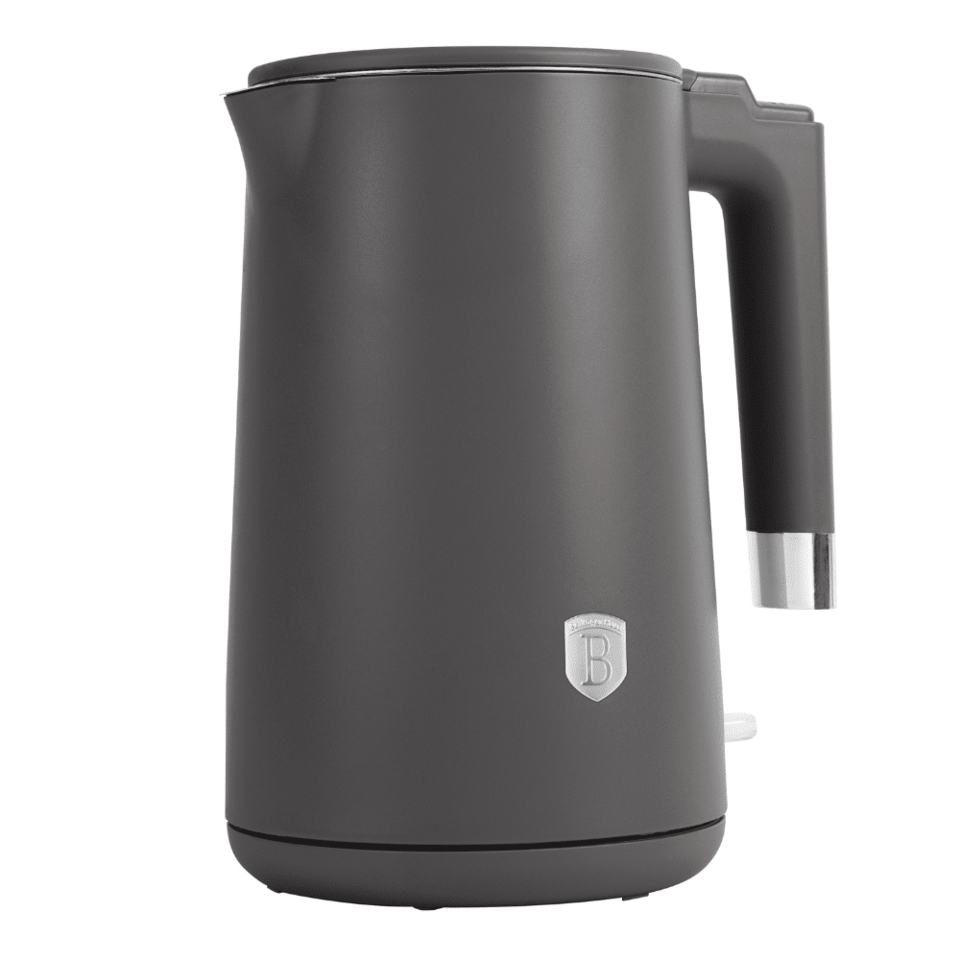 Sleek Double Wall Kettle Matt Anthracite Berlinger Haus9580