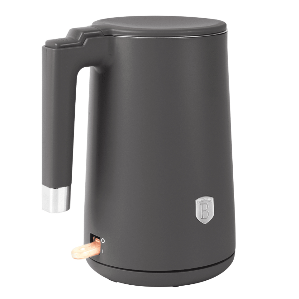 Sleek Double Wall Kettle Matt Anthracite Berlinger Haus9580