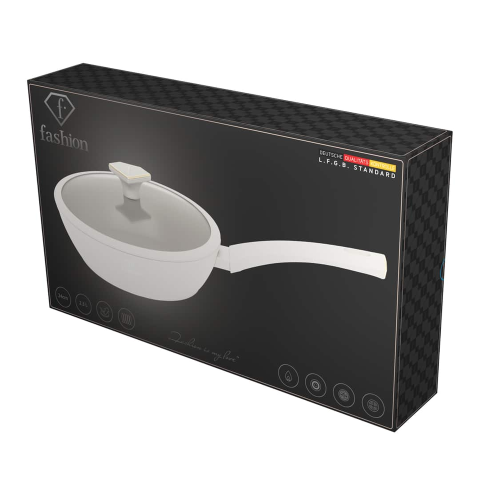 Deep Frypan with Lid 24 cm FTV0061 | Fashion by Berlinger Haus