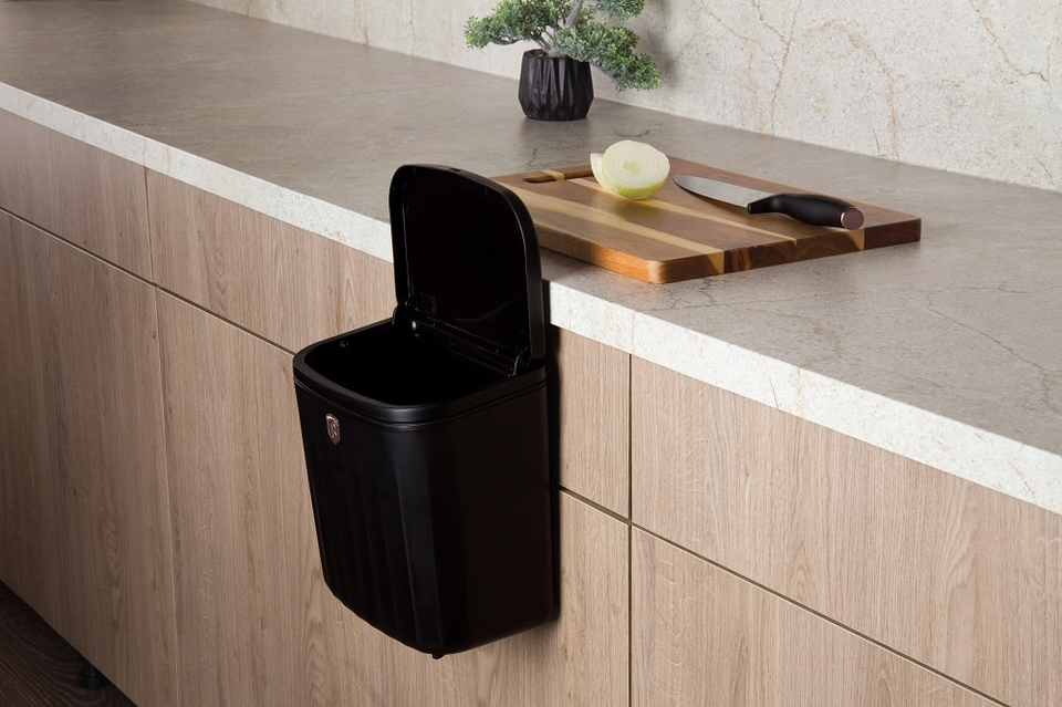 Waste bin,Berlinger Haus BH8609 black rose gold