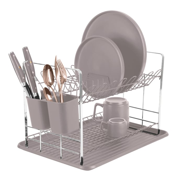 Dish drainer Berlinger Haus BH 8596 matt taupe