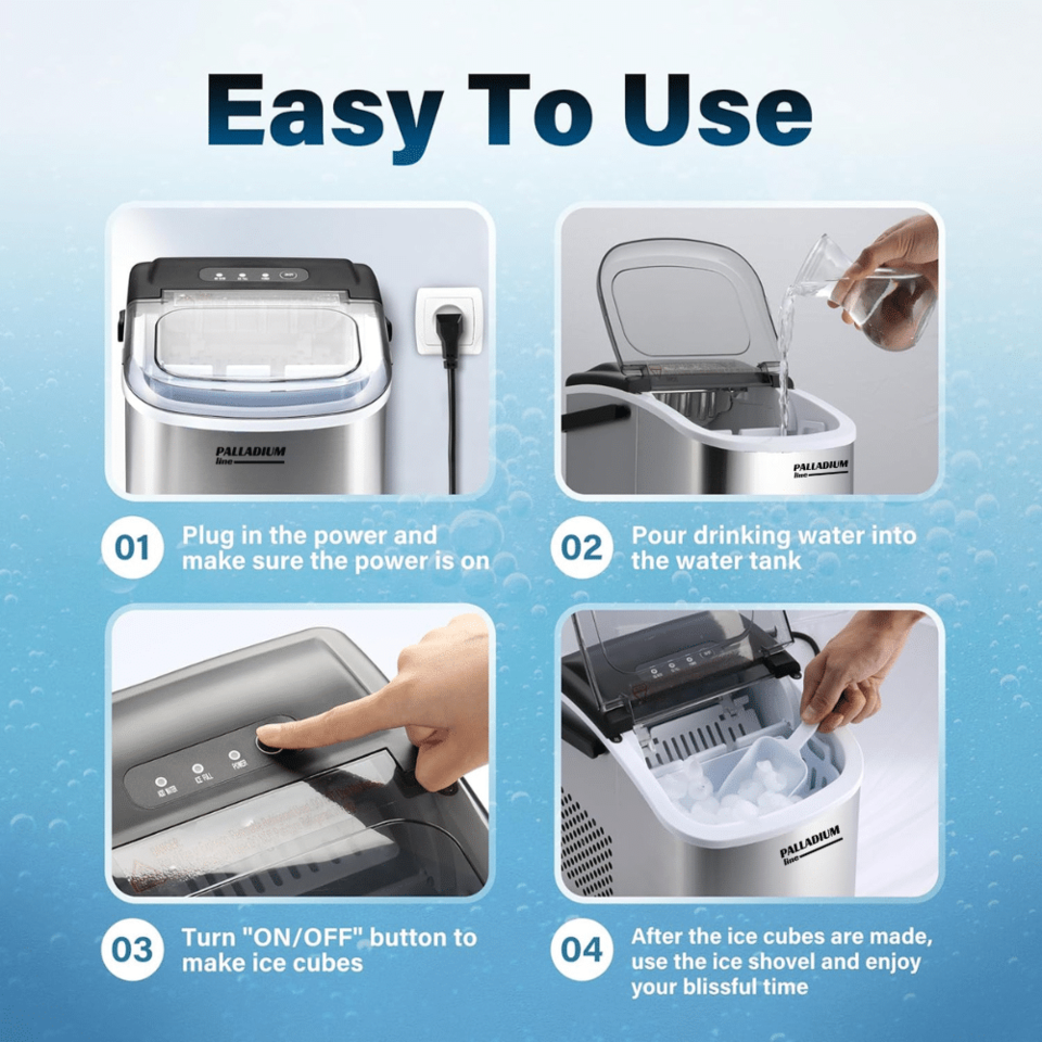 Ice Maker Machine Palladium Line KIM11Stainless steel