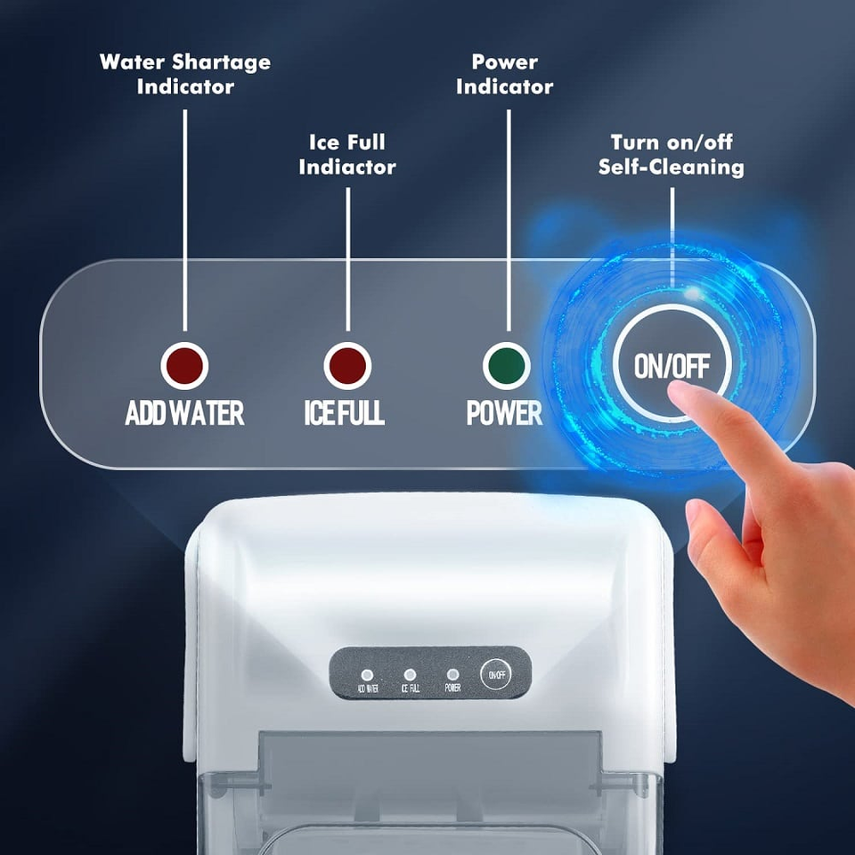 Ice Maker Machine Palladium Line KIM11 White