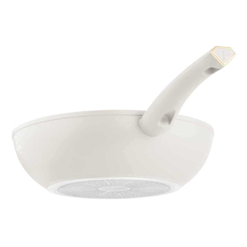Wok 28 cm FTV0062 Matte Cream Gold | Berlinger Haus Fashion