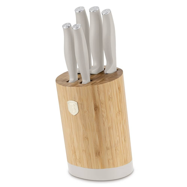 6 pcs knife set with BAMBOO stand Berlinger Haus BH 2755