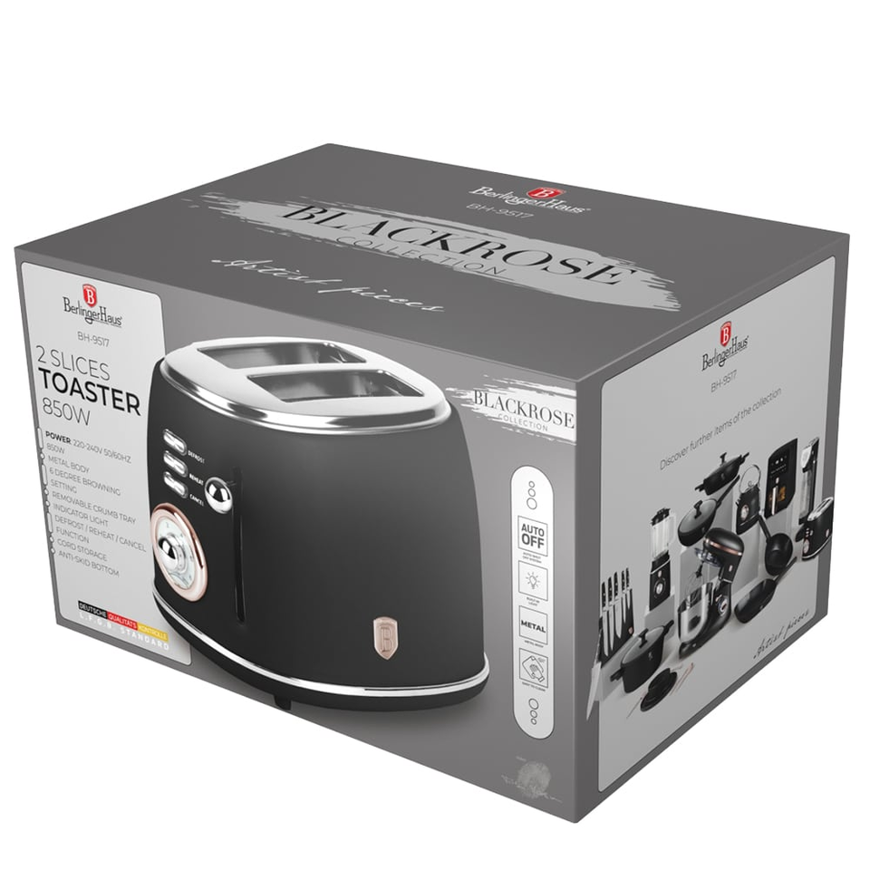 Toaster Berlinger Haus BH 9517 Black Rose