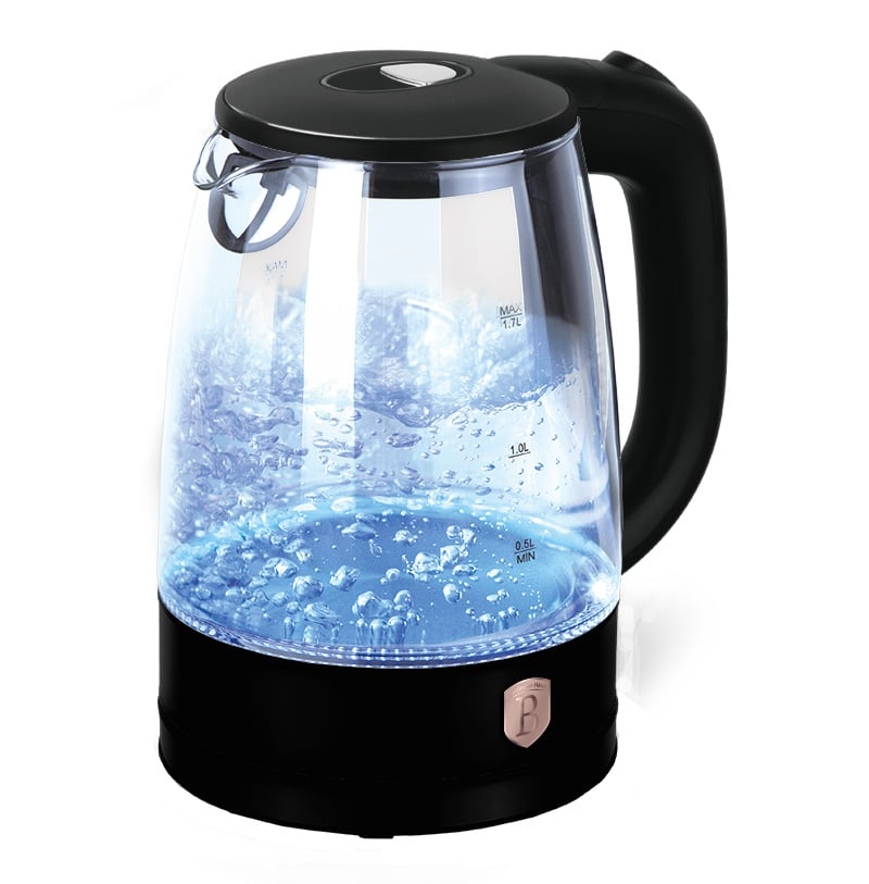 Electric glass kettle Berlinger Haus BH9505 Black Rose