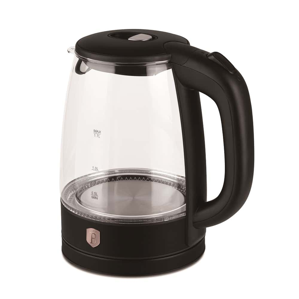 Electric glass kettle Berlinger Haus BH9505 Black Rose