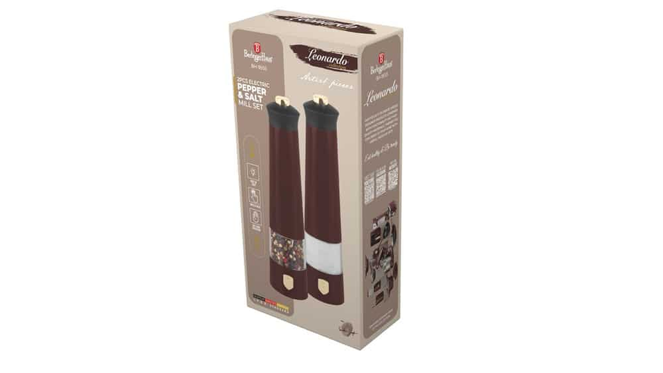 Electric mill, 2 pcs set Berlinger Haus BH 9555 Leonardo