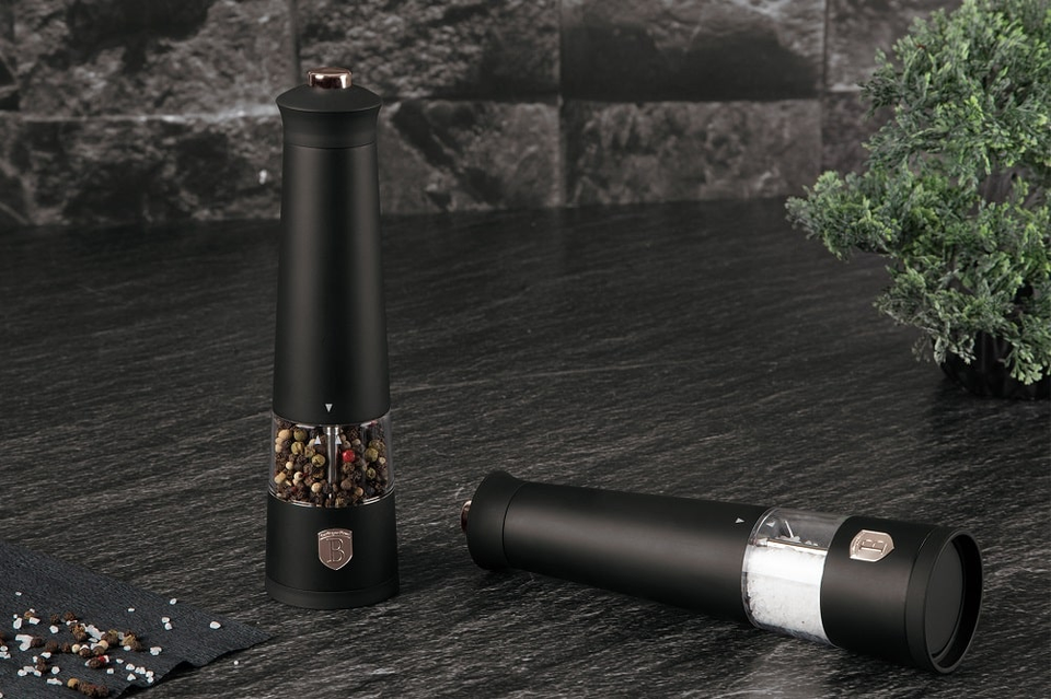 Electric pepper and salt mill, 2 pcs set Berlinger Haus 9499