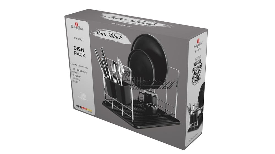 Dish rack Berlinger Haus BH 8597 Black