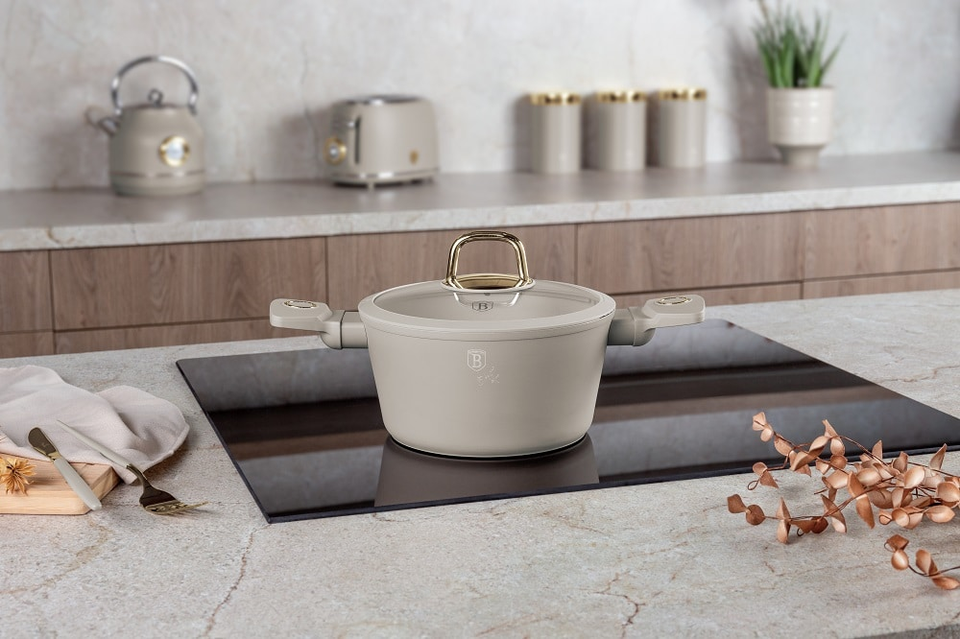 Casserole with lid,Berlinger Haus BH 8072 28 cm Sahara
