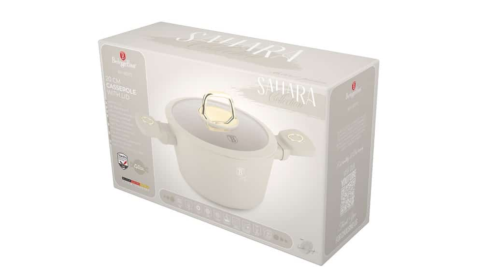 Casserole with lid,20 cm Berlinger Haus BH8070 Sahara