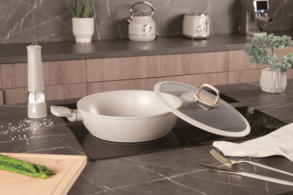 Shallow pot with lid, 28 cm Berlinger Haus BH8068 Sahara