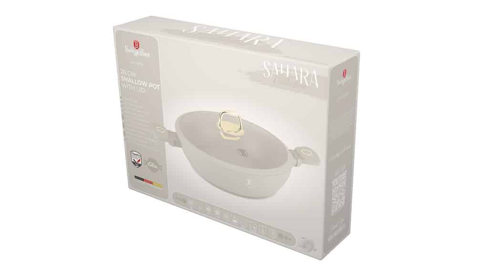 Shallow pot with lid, 28 cm Berlinger Haus BH8068 Sahara