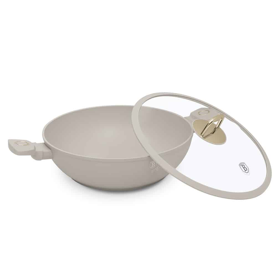 Casserole Wok with lid Berlinger Haus BH8065 Sahara