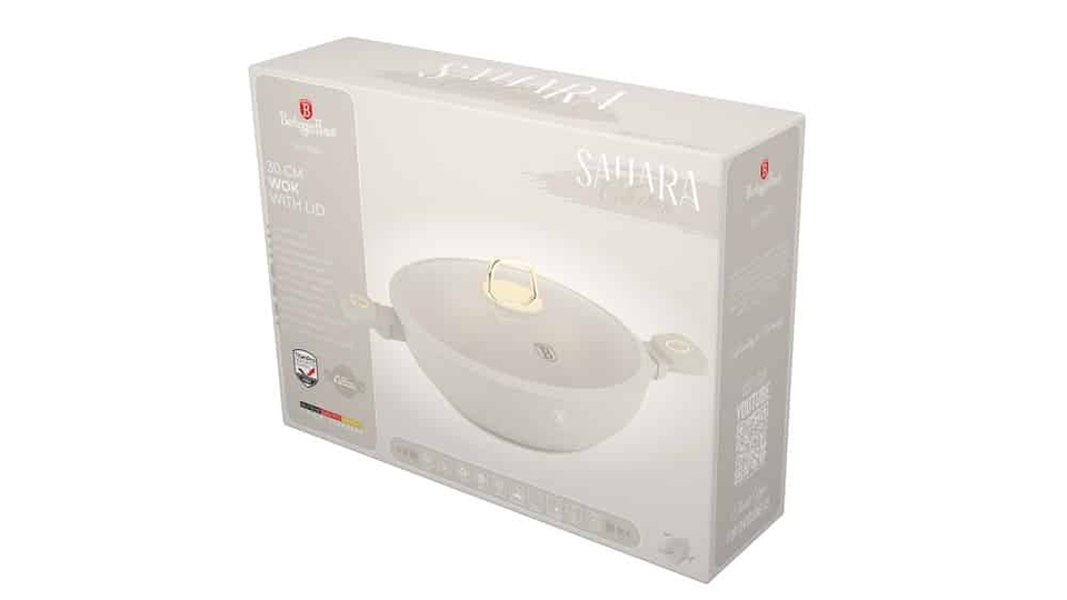 Casserole Wok with lid Berlinger Haus BH8065 Sahara