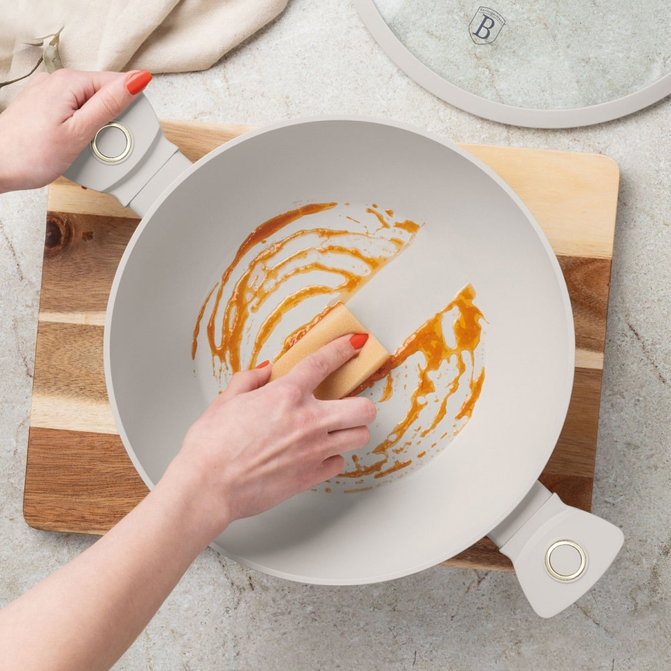 Casserole Wok with lid Berlinger Haus BH8065 Sahara